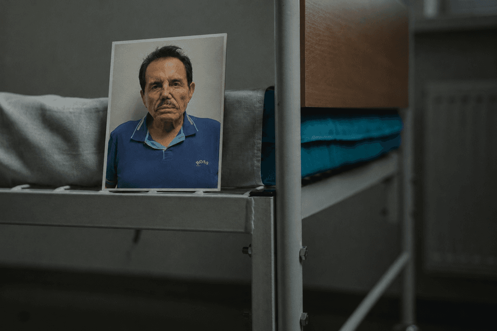 Ismael "El Mayo" Zambada, retratado en una fotografía, se encuentra en un entorno hospitalario, reflejando su estado de salud deteriorado.